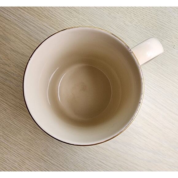 CUP/MUG -OTAGIRI-Japan-Pink Blue Iris Flower-Gold Trim - Picture 6 of 15